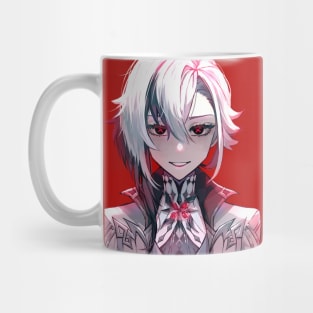 Special Red Version Arlecchino Fatui Harbinger The Knave Genshin Impact Tee Mug